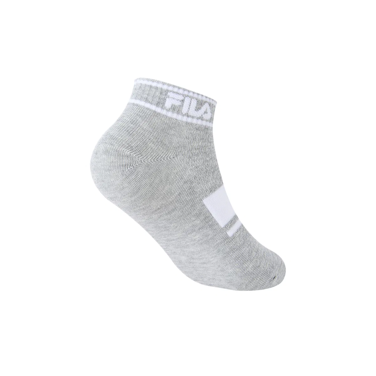 Детские носки FILA KIDS Moderate Stretch Antibacterial, Dark Ink Heather Gray-1 Pack — фото 3