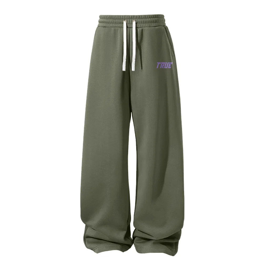 Детские повседневные брюки свободного прямого кроя MINISO, Gray Green