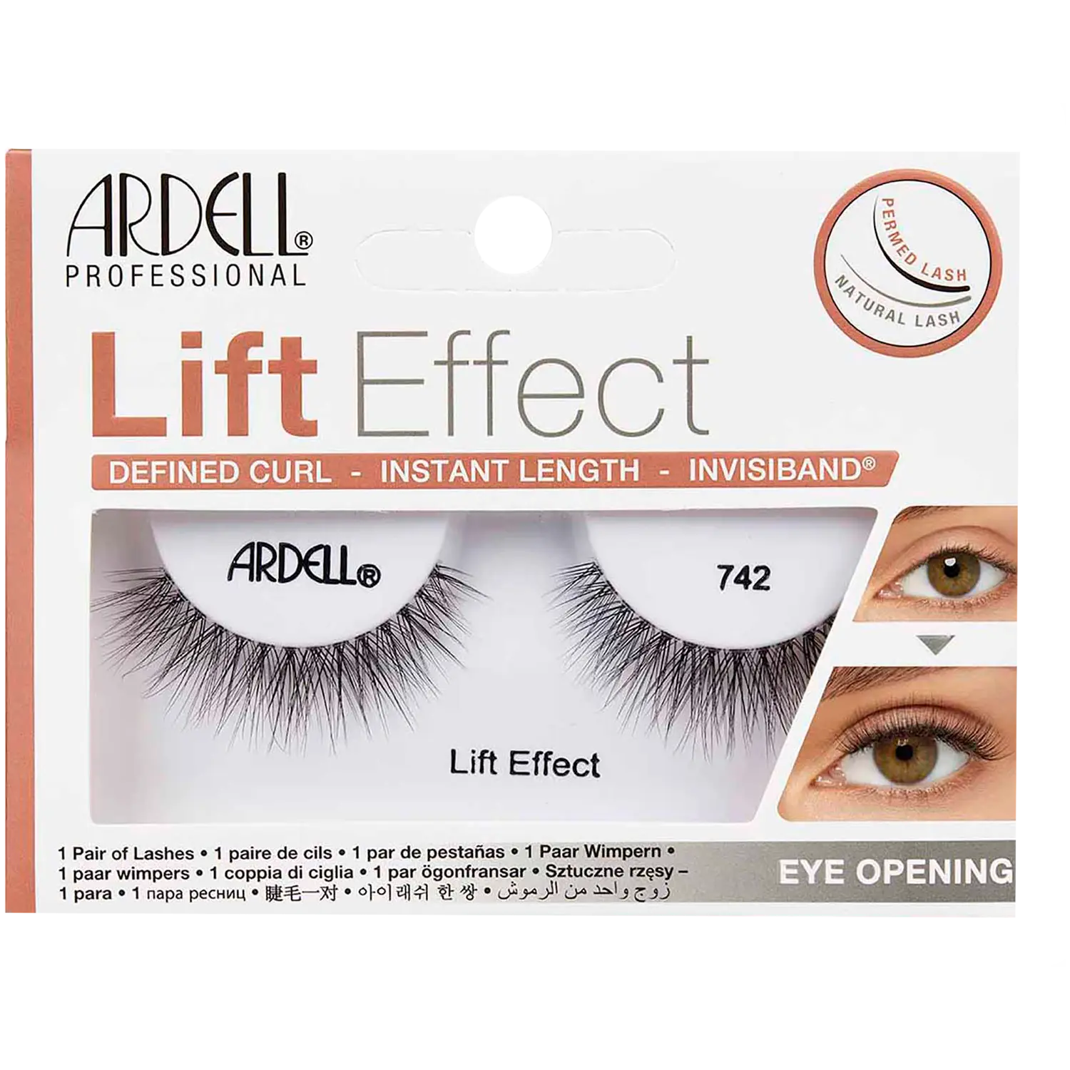 

Ardell Lift Effect 742 накладные ресницы на полоске, 1 упаковка