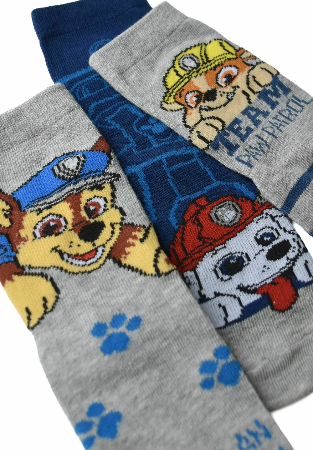 3Er pack socken chase, marshall rubble kindersocken söckchen - socks Paw Patrol, Mehrfarbig — фото 2