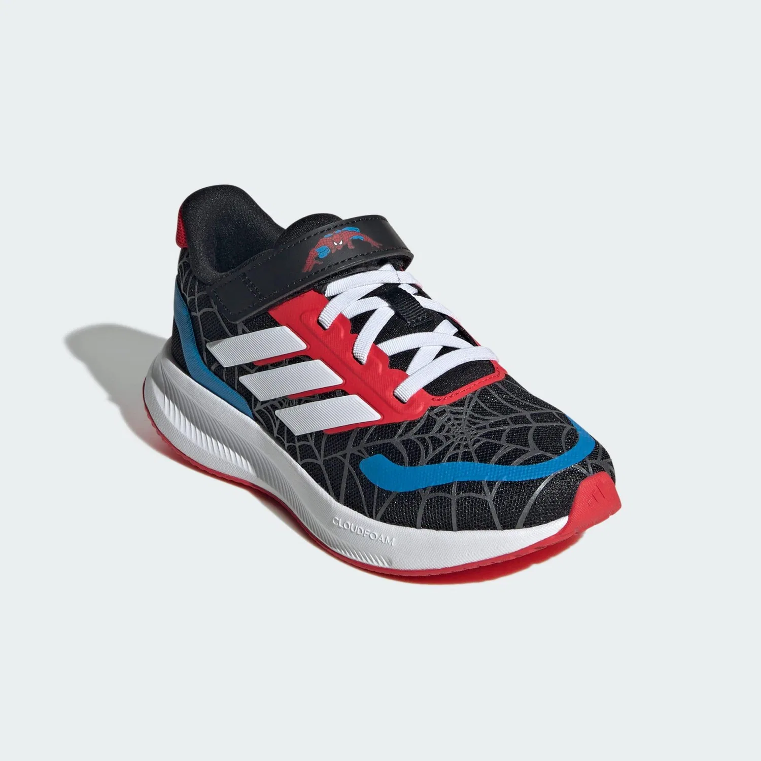 Детские кроссовки с принтом Spider-Man Runfalcon Adidas, Schwarz Weiss Hellrot — фото 4