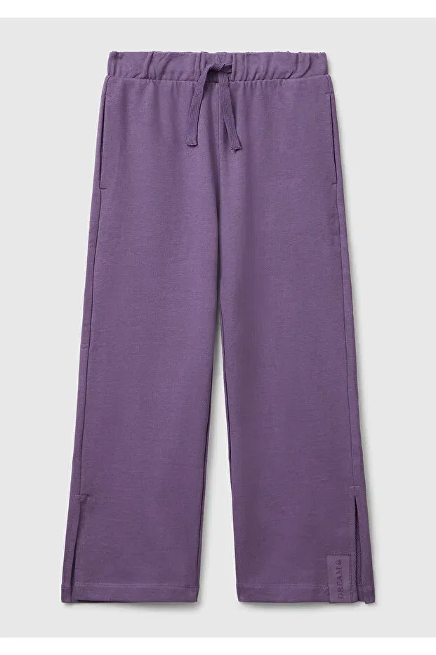 Детские спортивные штаны для девочек с принтом United Colors Of Benetton, Purple