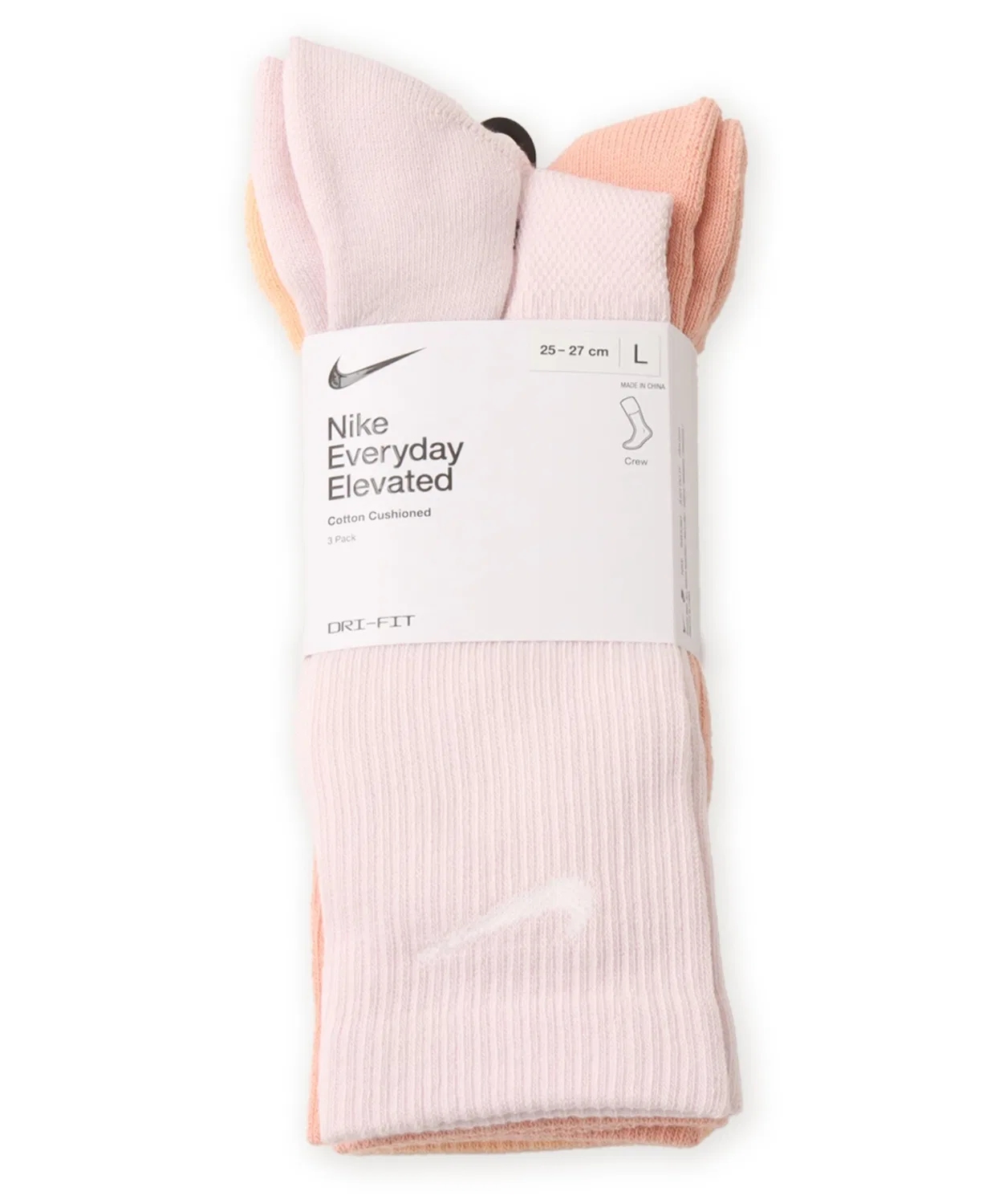 Мужские носки с повышенной поддержкой, комплект из 3 пар, Nike Everyday Elevated Crew Socks, Multi — фото 2