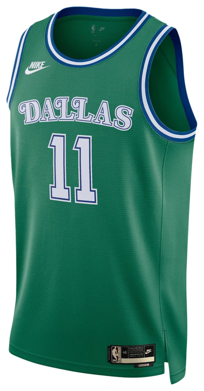 Мужская баскетбольная джерси Mavericks Swingman Nike, цвет Green/Multi