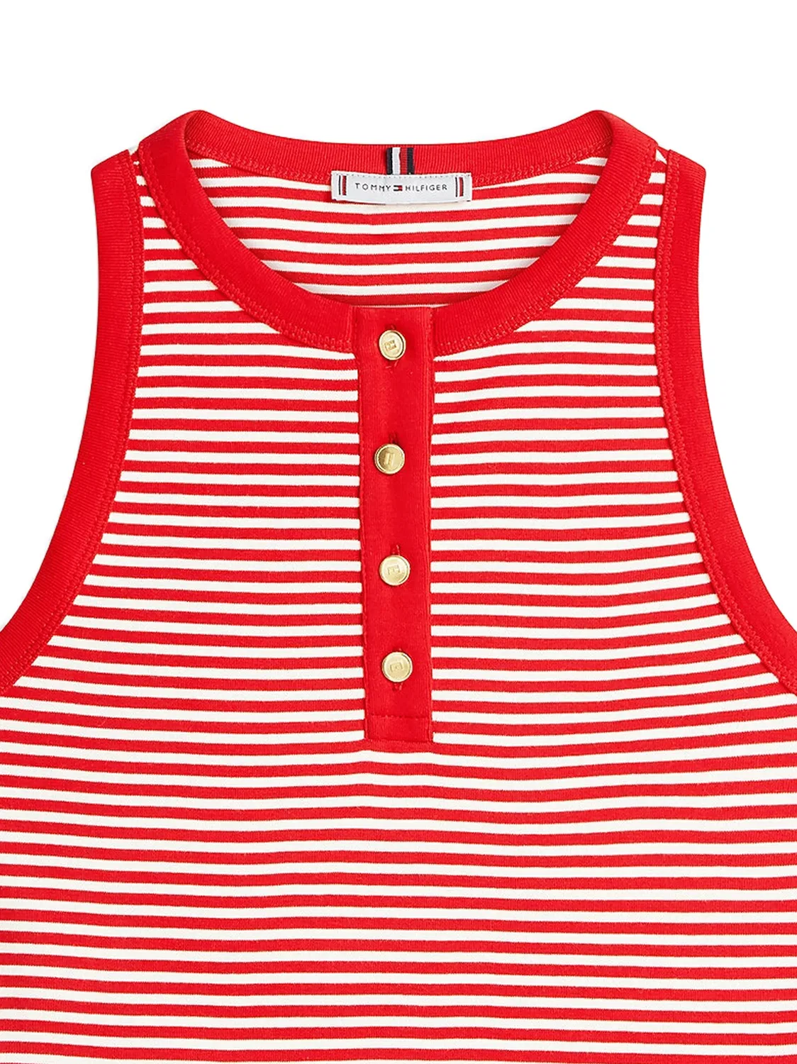 Tommy Hilfiger Топ Henley красный — фото 2