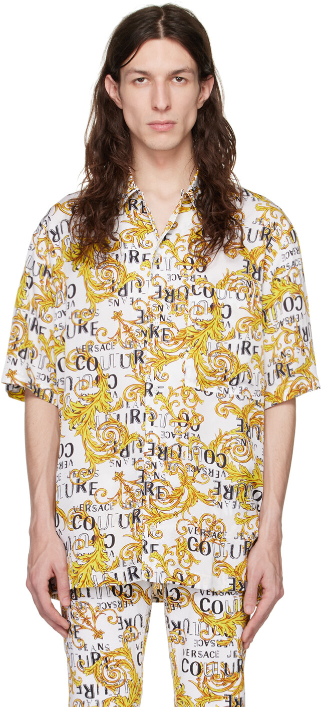 

Белая рубашка на пуговицах Versace Jeans Couture