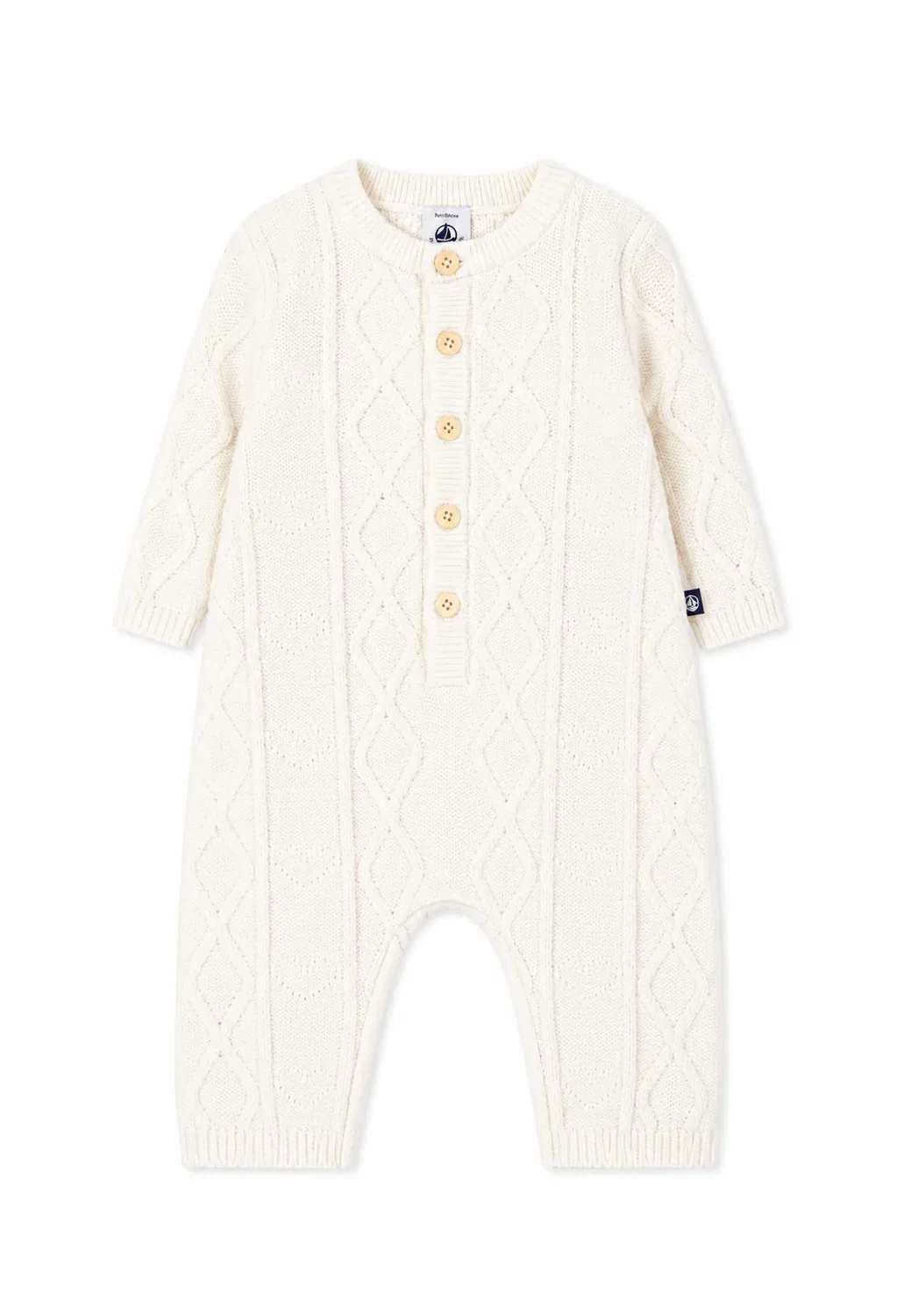 Комбинезон унисекс Petit Bateau, Ivory