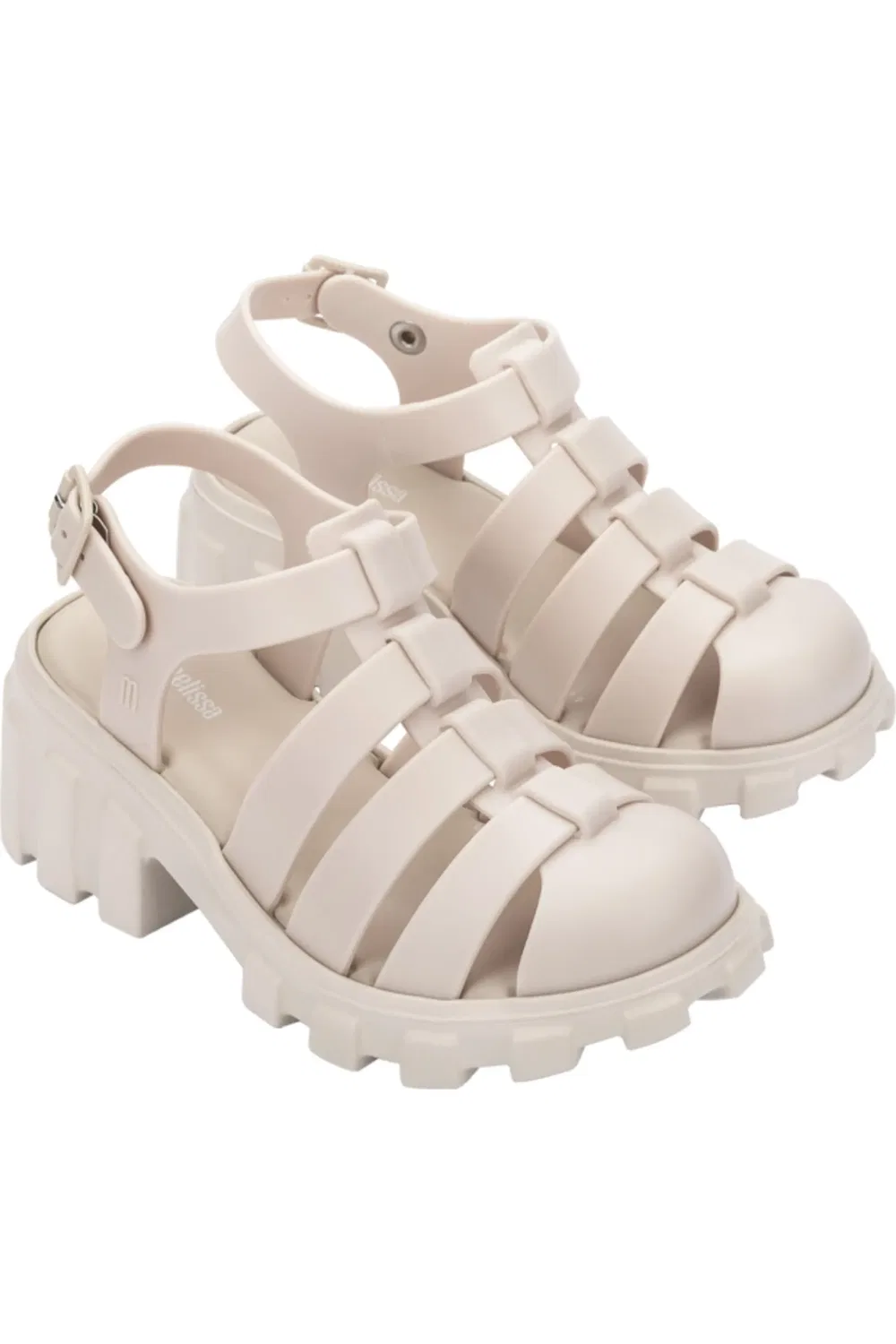 Сандалии детские платформа fisherman Megan Mini Melissa, бежевый