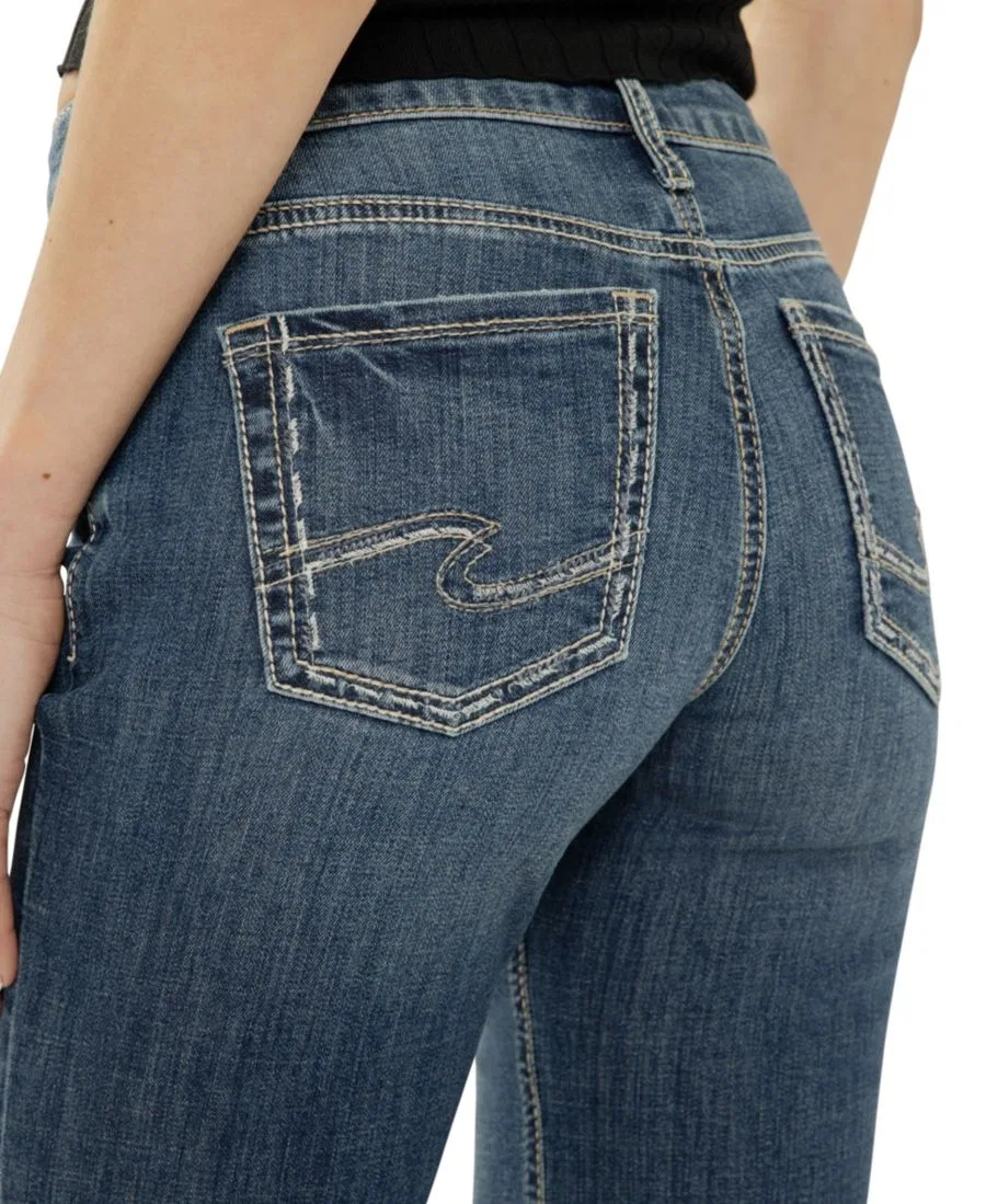 Джинсы женские скинни mid-rise flare Luxe Stretch Suki Silver Jeans Co., Beverly — фото 3