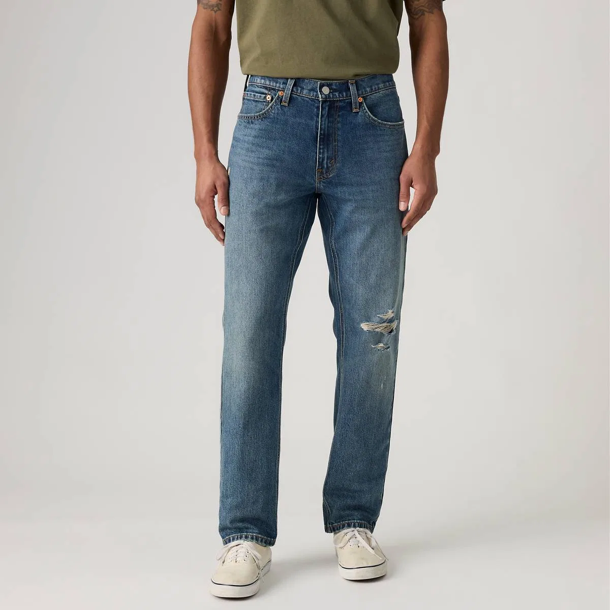 Мужские джинсы 541 с зауженным кроем Levi's, Electro Clash Distressed Advanced Stretch - Medium Wash — фото 2