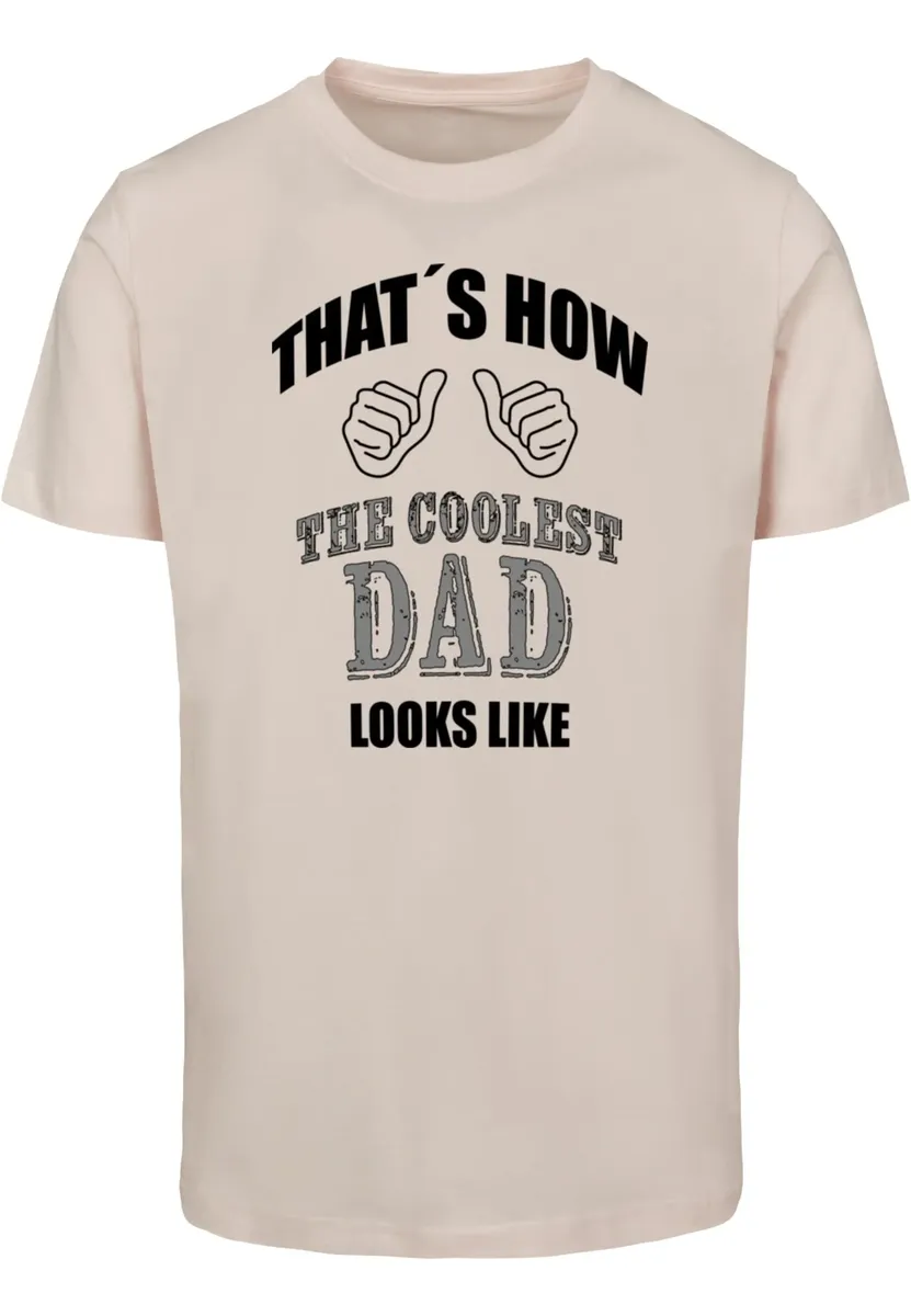 

Футболка Merchcode "Мужская футболка Merchcode Coolest Dad с круглым вырезом", розовый