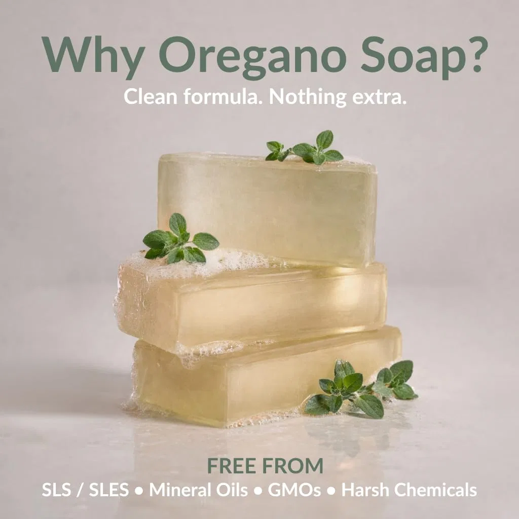 Твердое мыло Oregano Oil Soap Bar, AROMAVITA, набор 5 шт., 100 г, Tea Tree — фото 4