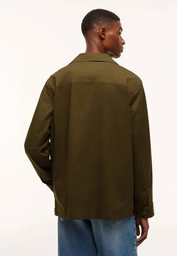 Куртка хлопковая Resort - Tommy Hilfiger, Platinum Olive, оливковый — фото 3