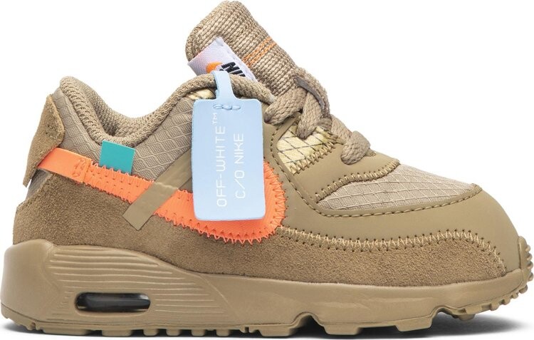 

Кроссовки Nike Off-White x Air Max 90 TD 'Desert Ore', загар