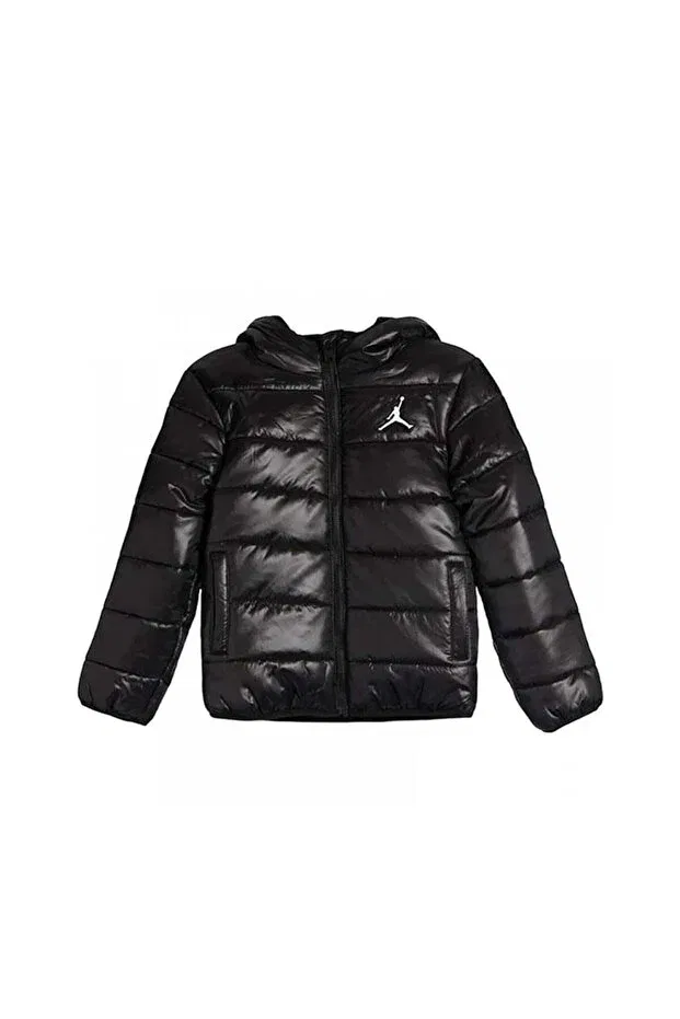 Детское зимнее пальто для девочек с капюшоном Mw down jkt kids coat 95c441-023 Jordan, Black