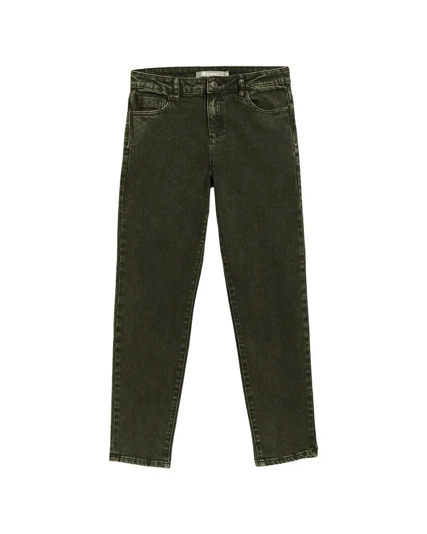 Детские брюки Tractr Jeans Color Weekender Pant, зеленый