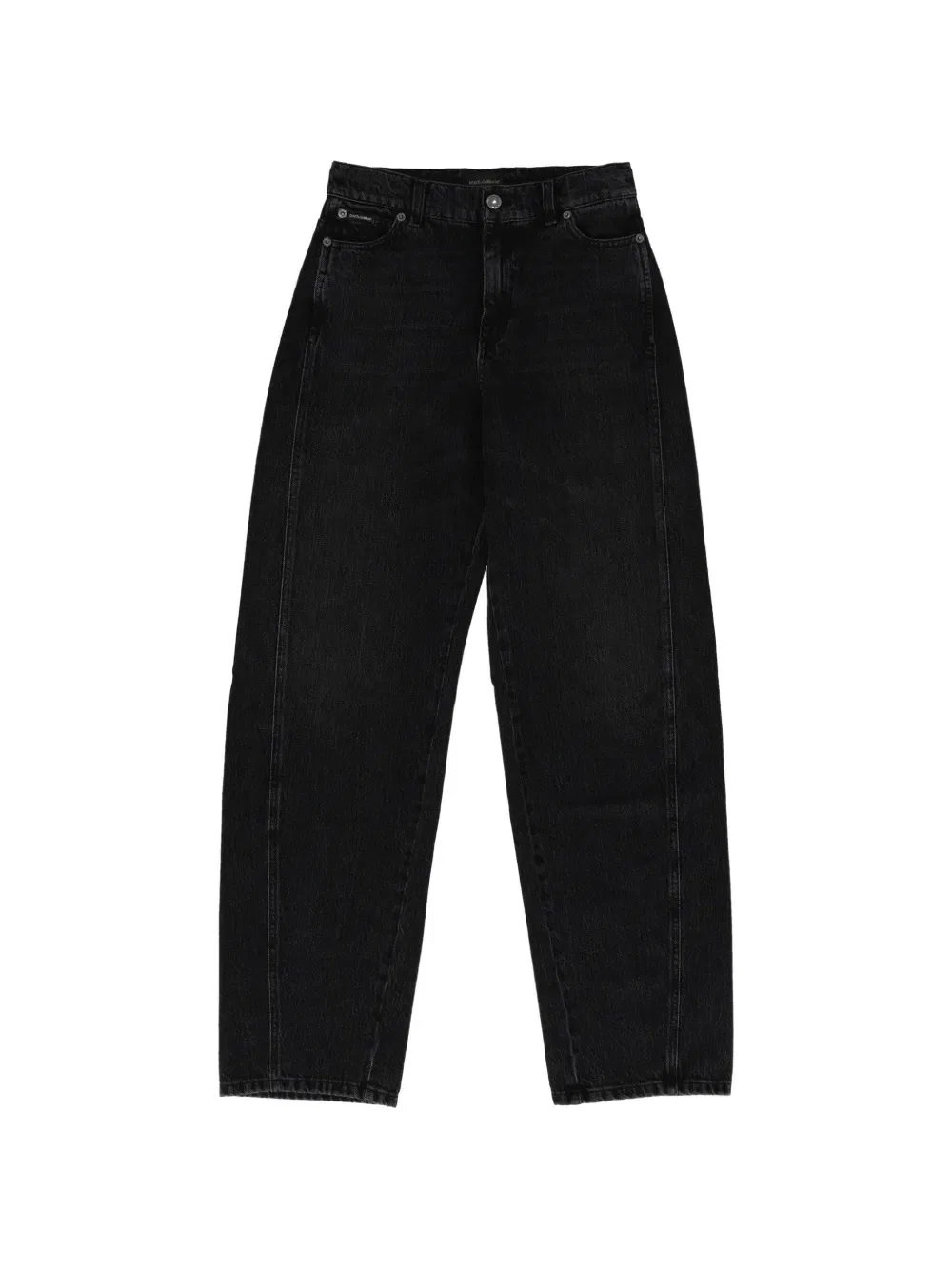Джинсы с логотипом Dolce & Gabbana Kids, черный