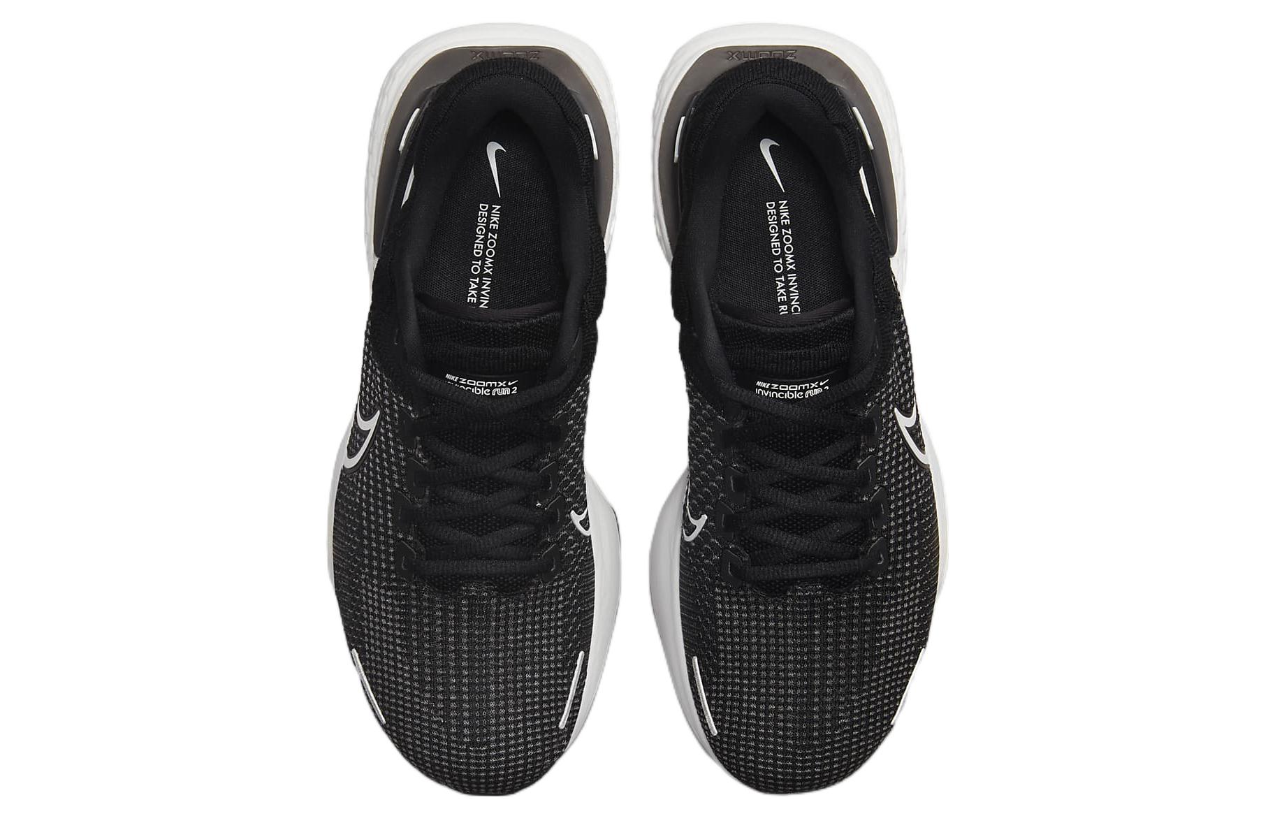Кроссовки Nike ZoomX Invincible Run Flyknit 2, черный/белый — фото 4