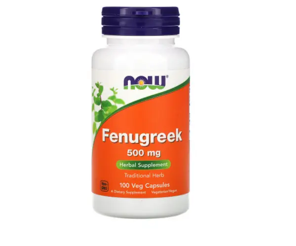 

Пажитник NOW Foods 500 мг, 100 вегетарианских капсул