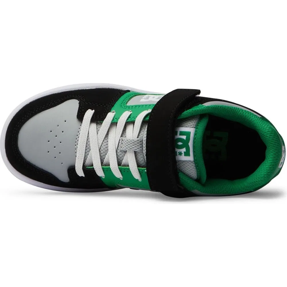 Детские кроссовки DC Shoes Manteca, Black Kelly Green Die Grup — фото 4