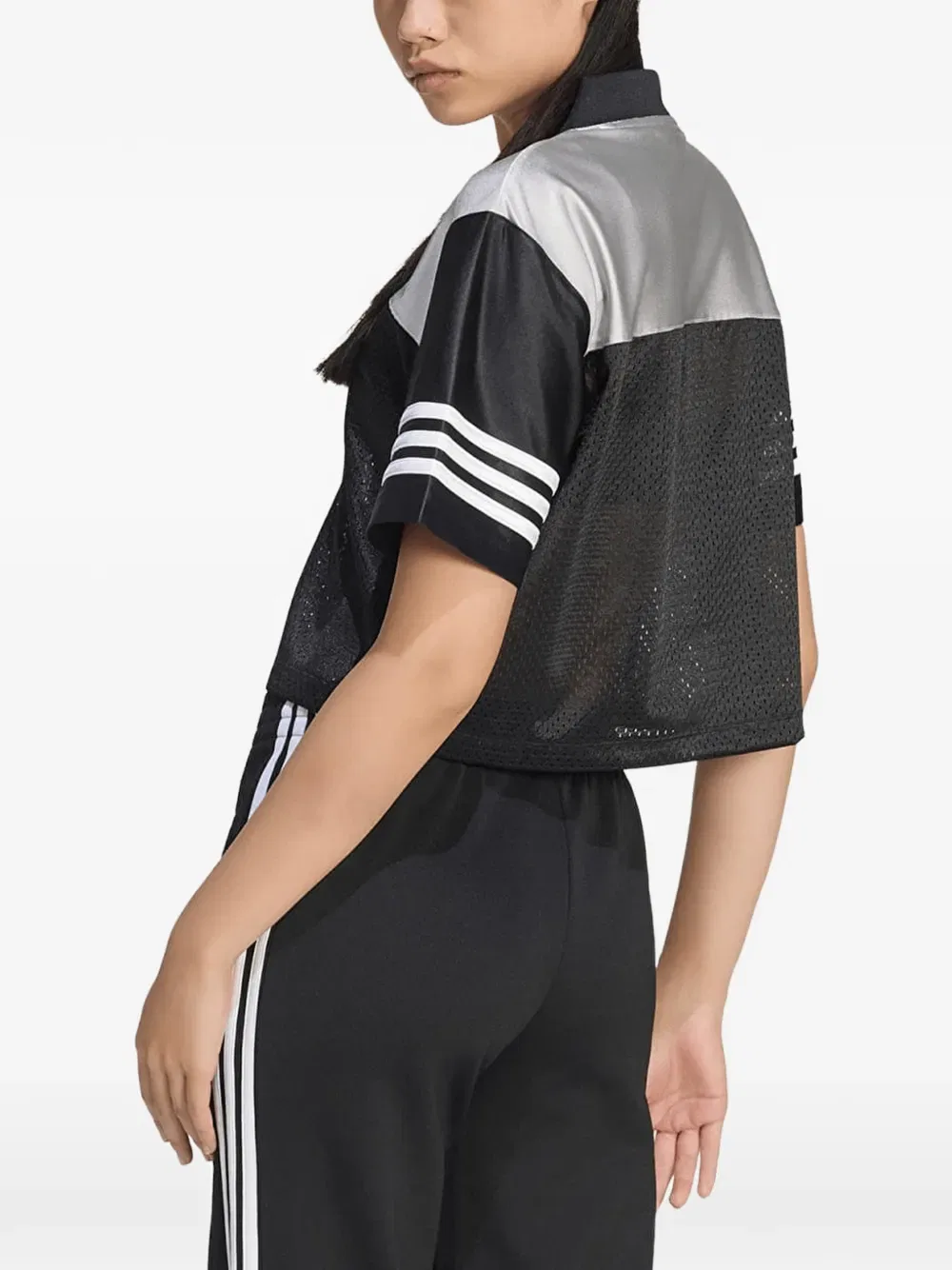 Футболка трикотажная Adidas, черный — фото 3