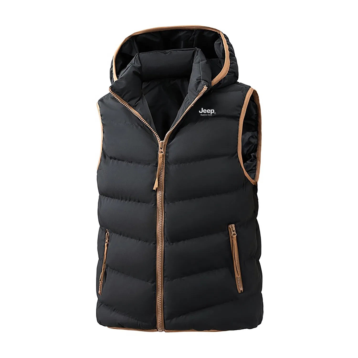 Детский жилет с капюшоном Jeep Leisure Collection, Black