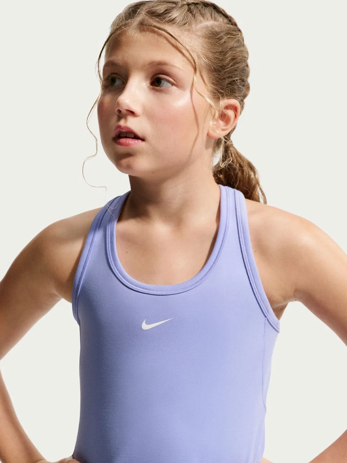 Топ Nike One Dri-FIT, фиолетовый — фото 3