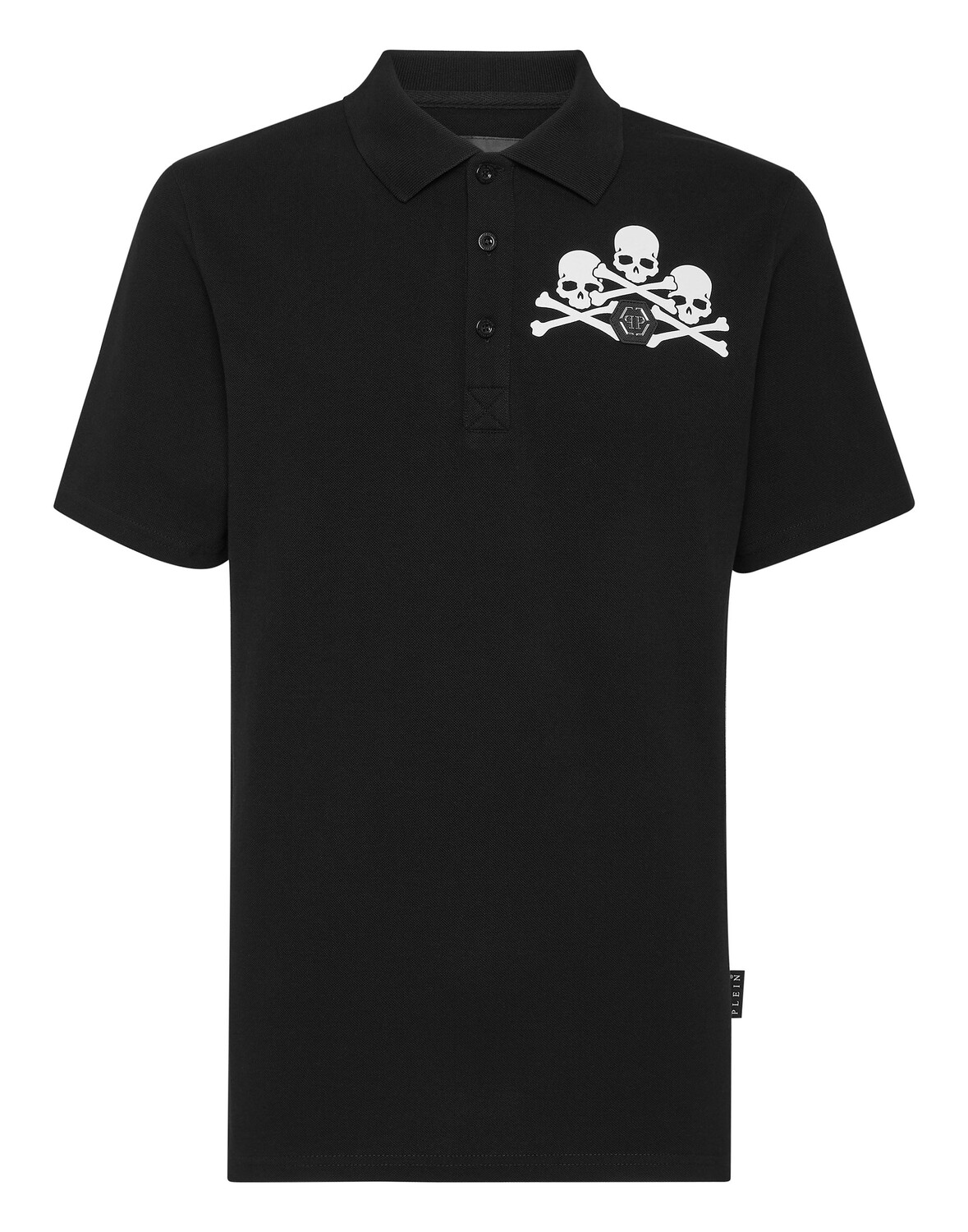 

Рубашка-поло SS Череп Philipp Plein, черный
