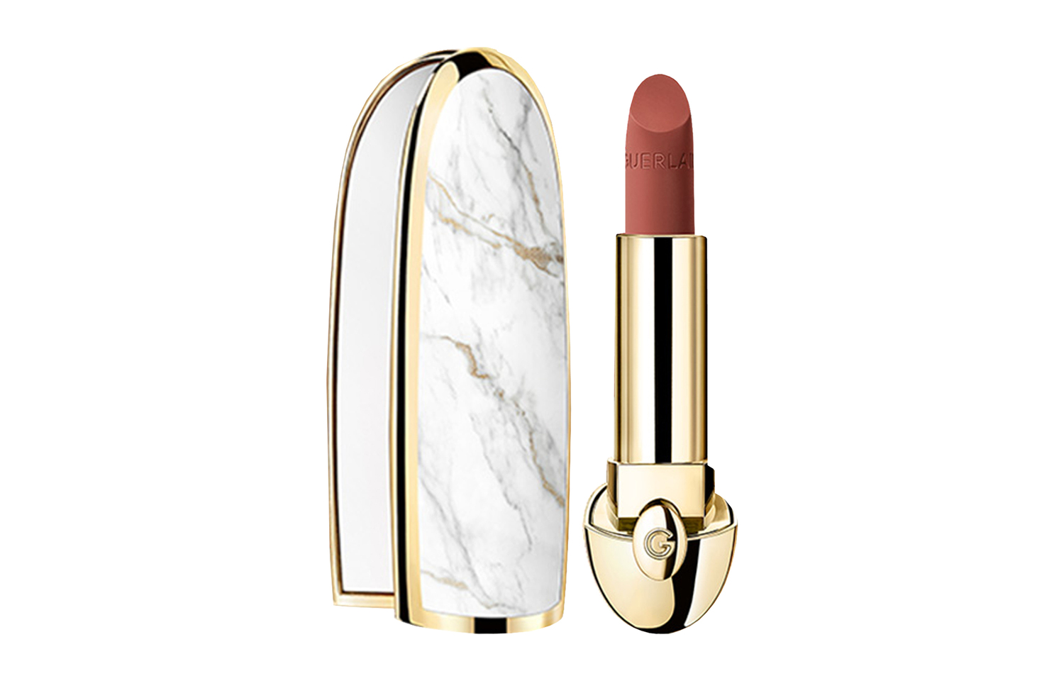 GUERLAIN Jiaolan помада для губ снежинка white gemstone текстура премиум велюр натуральный тон осветление 3,5 г — фото 3