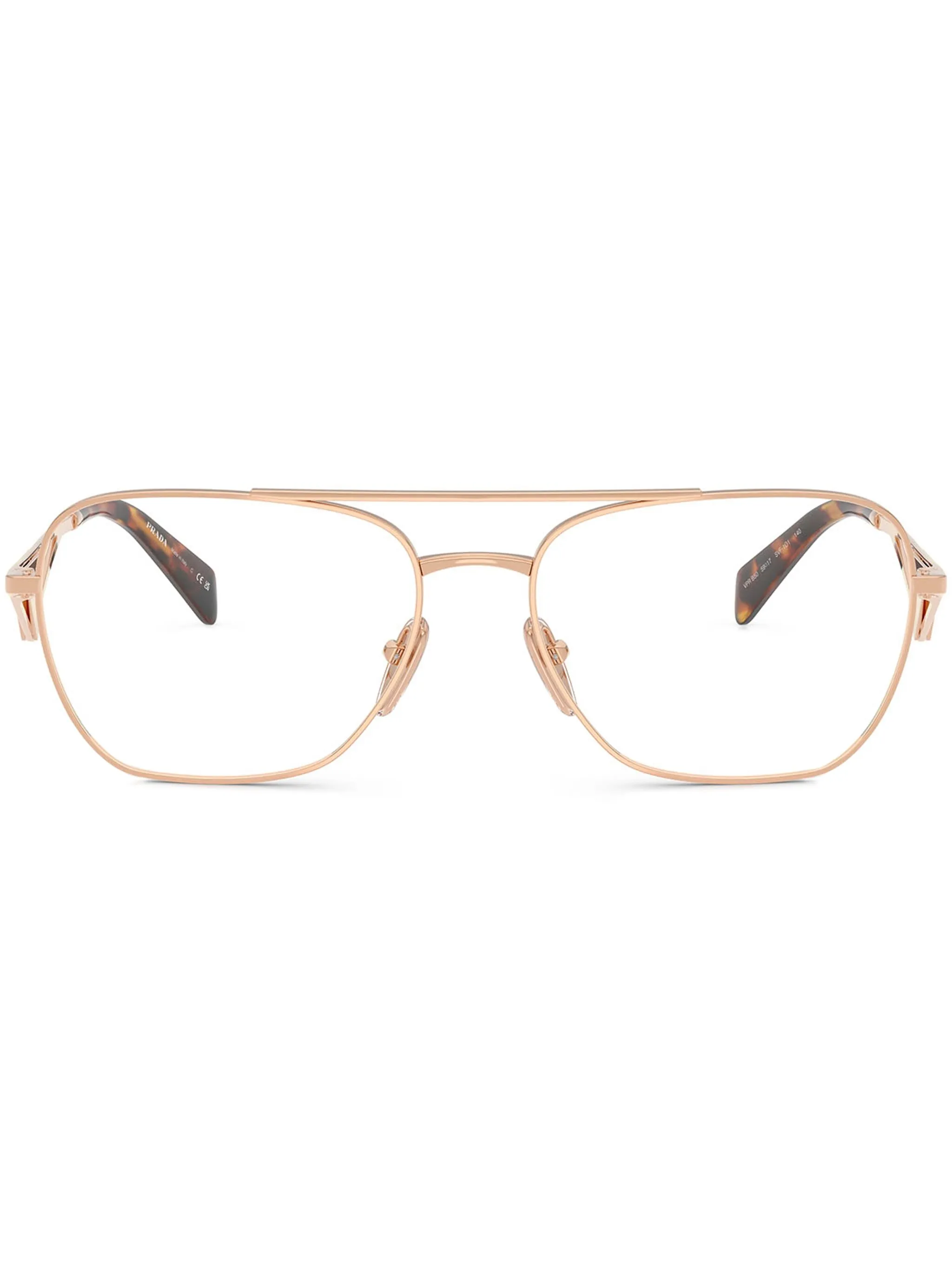 

Очки с логотипом Prada Eyewear, золотистый