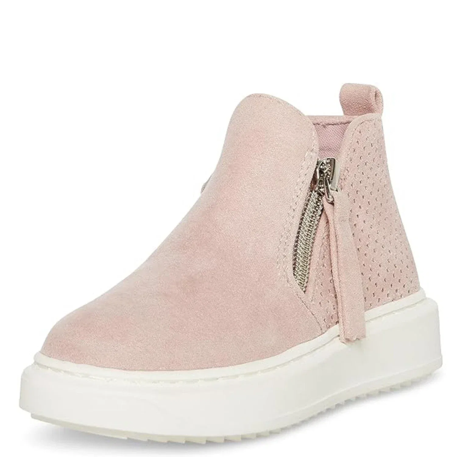 Детские кроссовки Steve Madden Hummon, розовые, с закругленным носком и платформой HTAT413 — фото 4