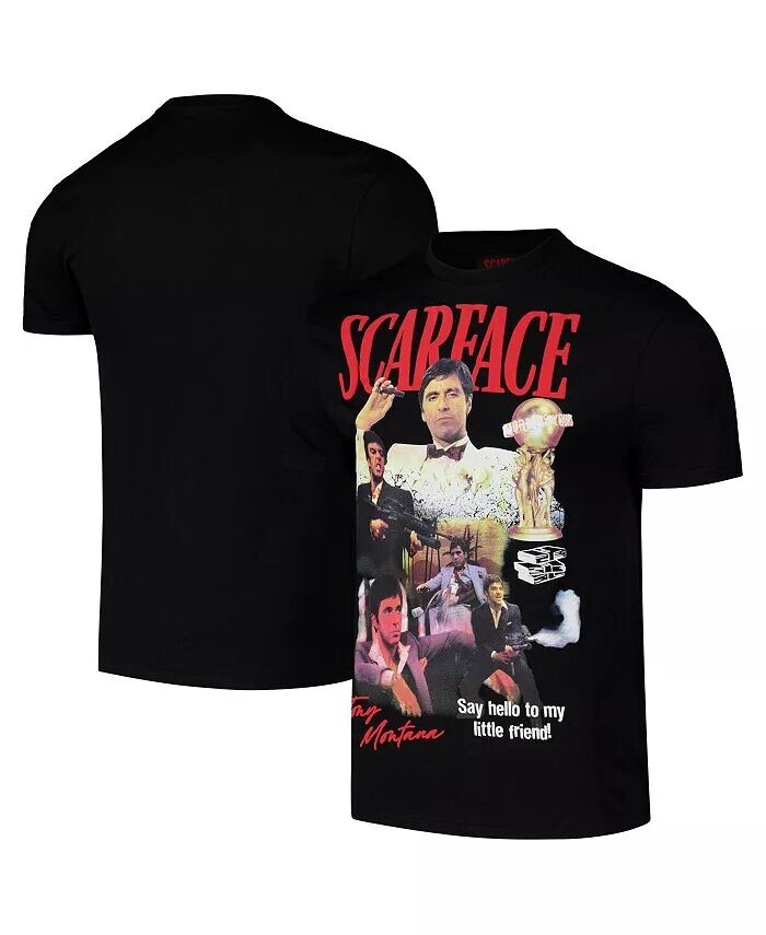 

Мужская и женская черная футболка Scarface Say Hello Reason, черный