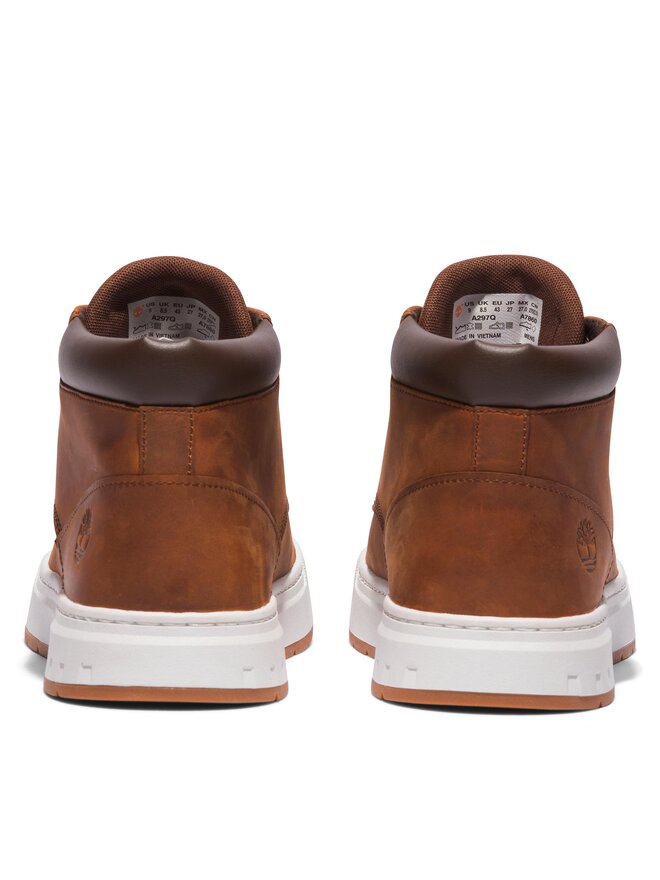 Мужские ботинки Timberland Maple Grove кожаные на шнуровке, коричневый — фото 3