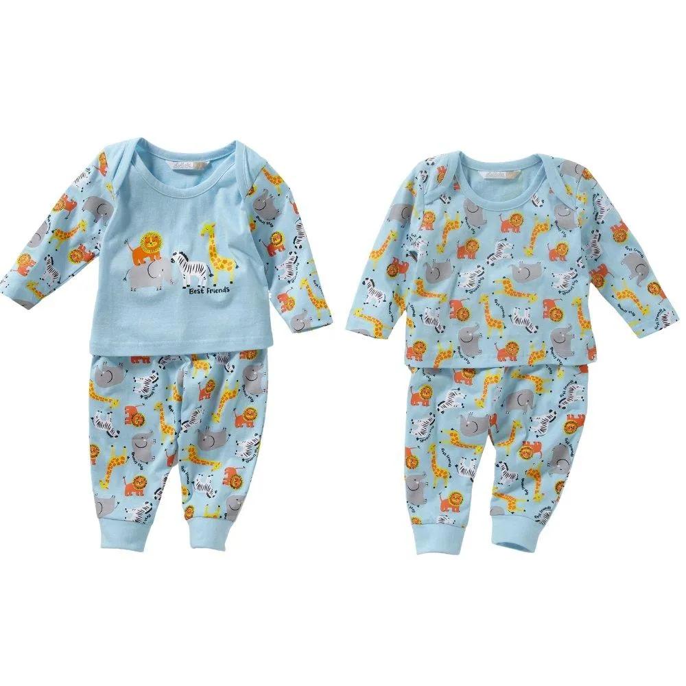 

Комплект из 2 пижам со слоном для мальчиков Lullaby, синий