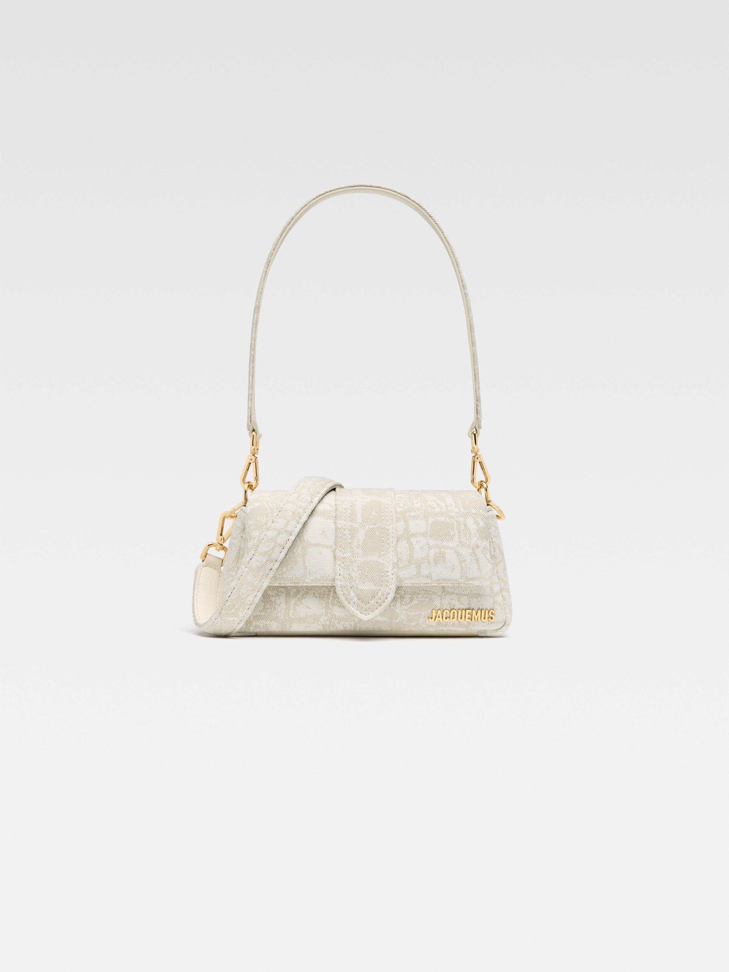

Мини-сумка с клапаном-фонариком JACQUEMUS The small Bambimou, бежевый