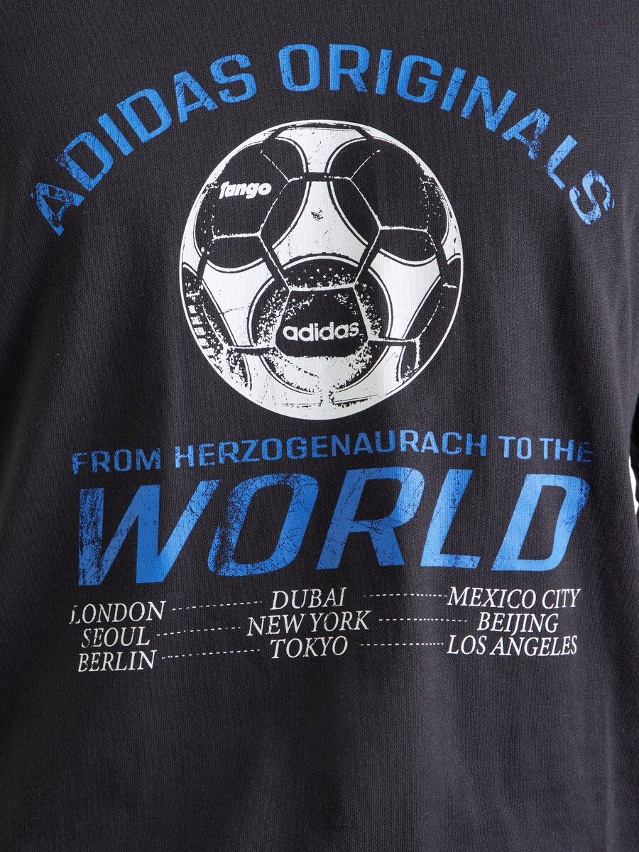 Рубашка ADIDAS ORIGINALS 90s Football, черный — фото 3