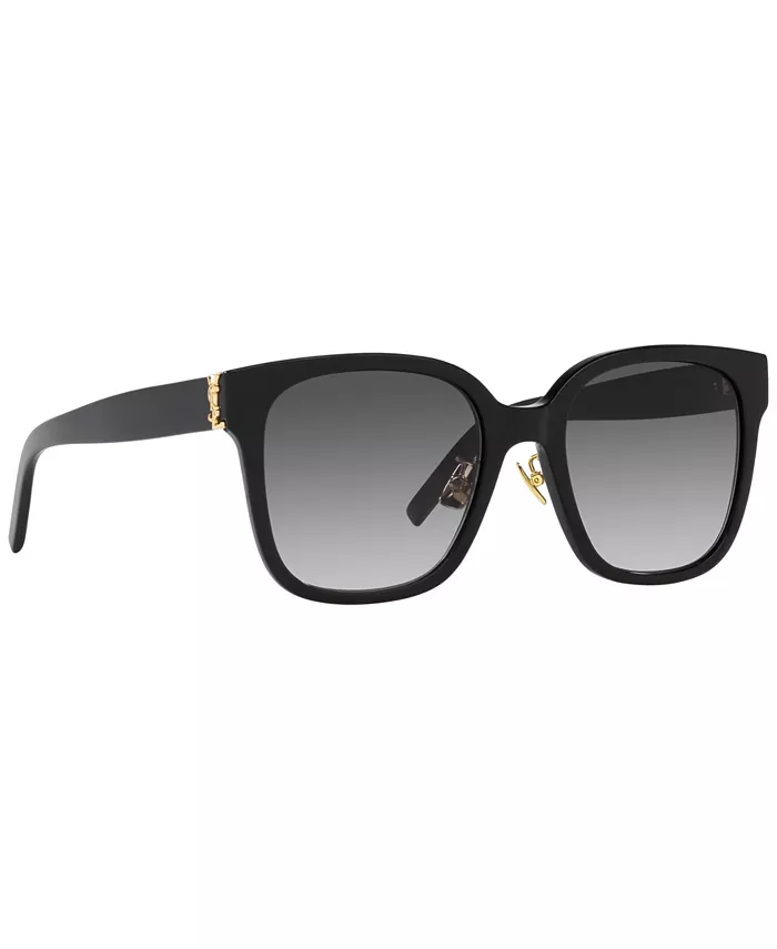 Женские градиентные солнцезащитные очки, SL M105 Saint Laurent, черный — фото 2