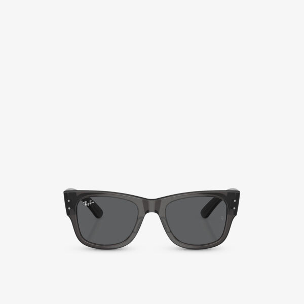 

Rb0840s солнцезащитные очки mega wayfarer в квадратной оправе Ray-Ban, черный