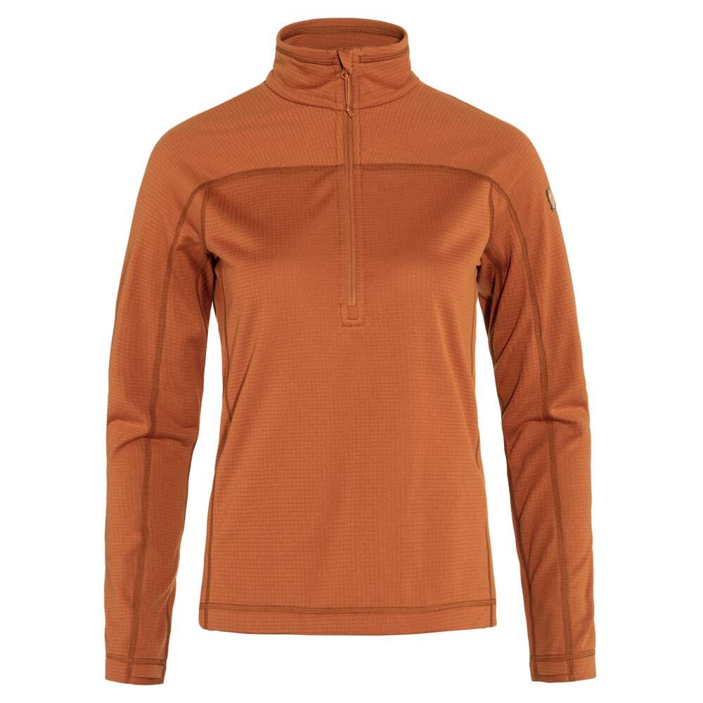 

Флис Fjällräven Abisko Lite Half Zip, оранжевый