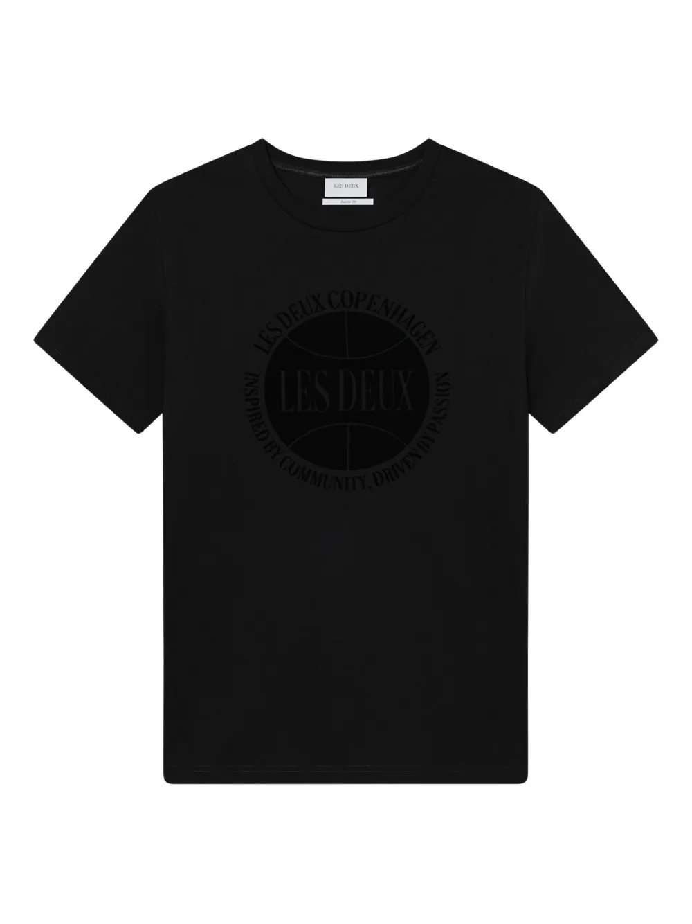 

Футболка с графичным принтом Les Deux, черный