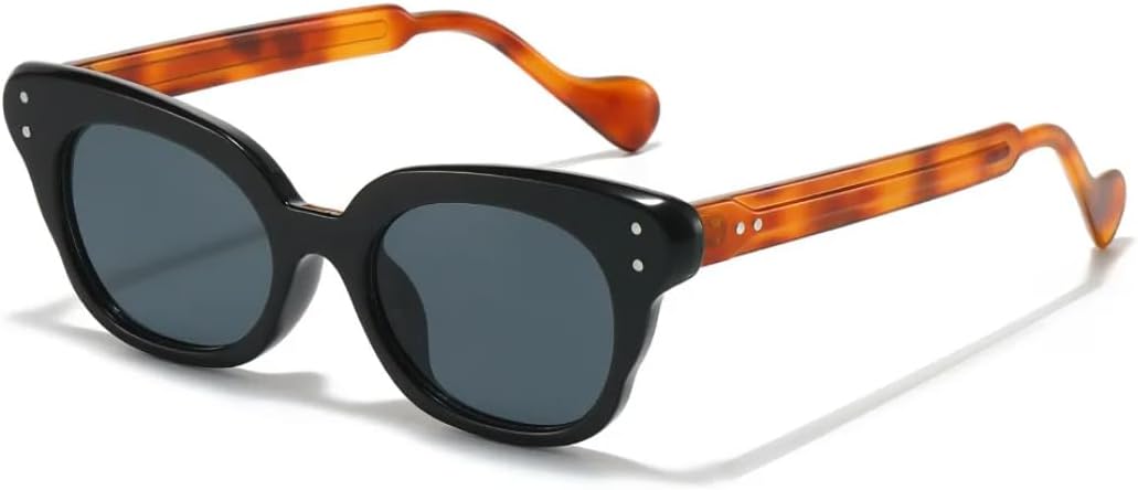 

Роскошные солнцезащитные очки «кошачий глаз» в черепаховой оправе с градиентным переходом цвета, женские и мужские, с защитой от УФ-излучения UV400 TOIPASTN, Black Tea