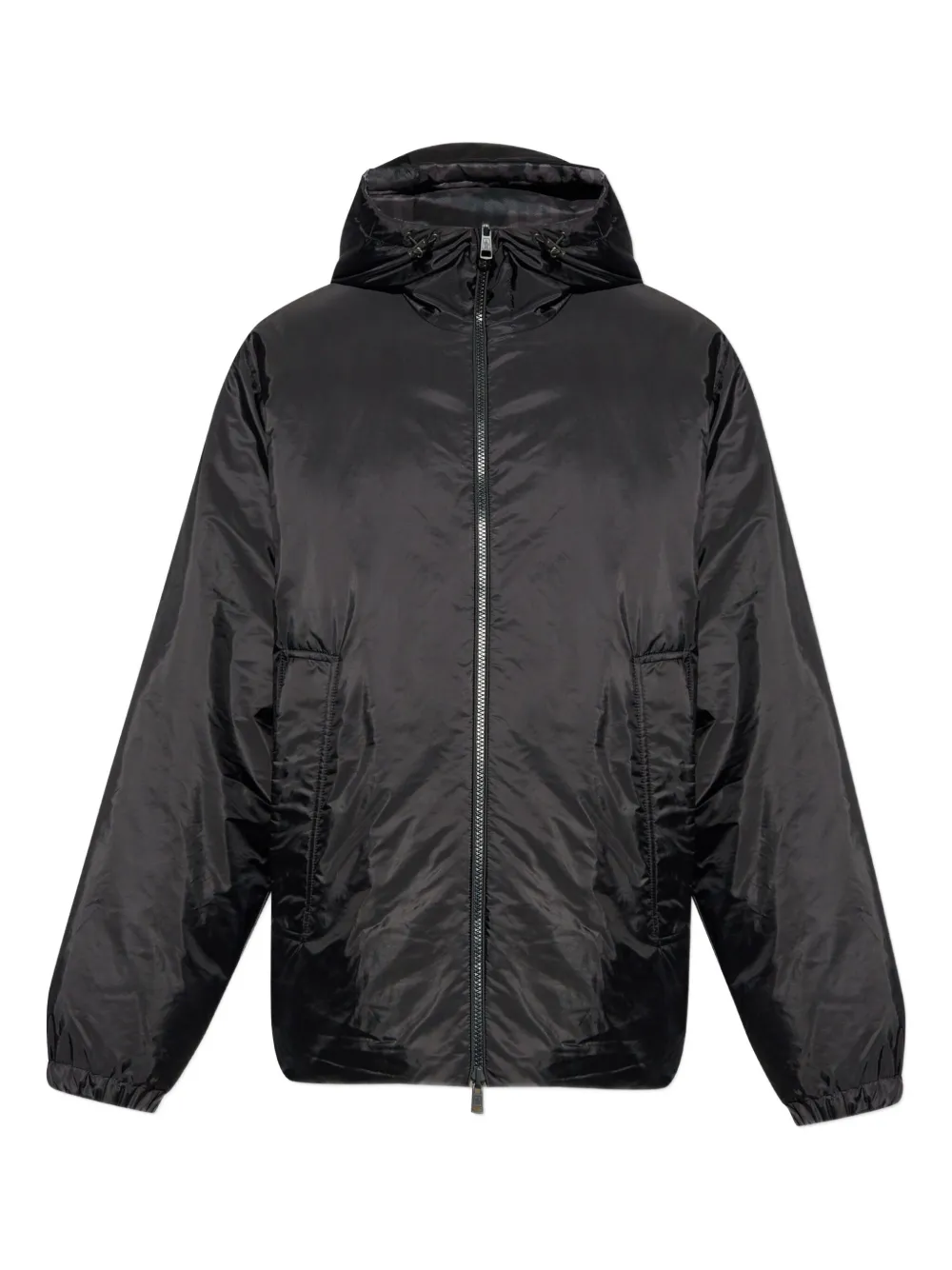 

Куртка-пуховик с капюшоном на молнии MONCLER, черный