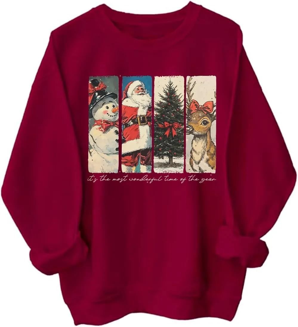 

Свитшут с принтом "It's The Most Wonderful Time Of The Year" Happy Christmas, Unisex BTGRL