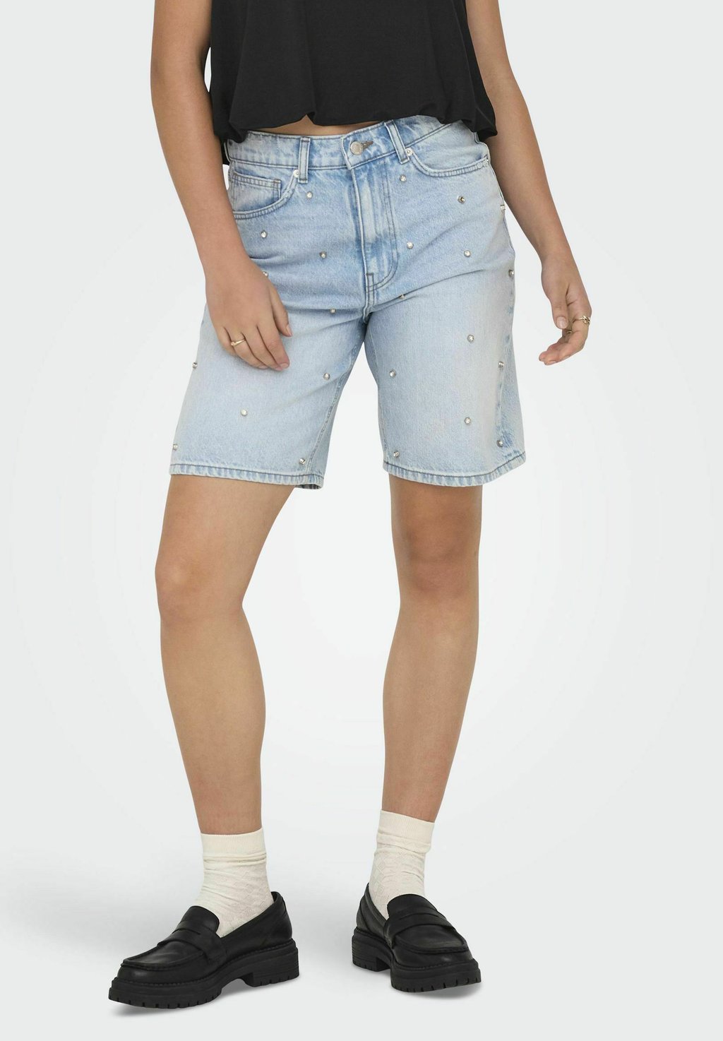 

Джинсовые шорты ONLHOPE HOHE TAILLE ONLY, цвет Light Blue Denim