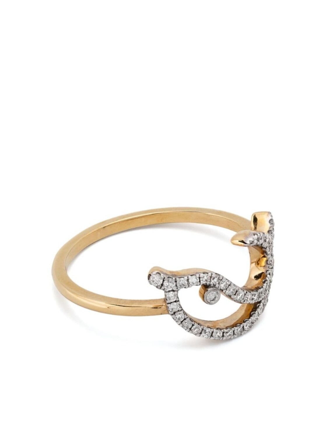 

Кольцо Bague Fil Dauphin из желтого золота с бриллиантами Yvonne Léon, золотой