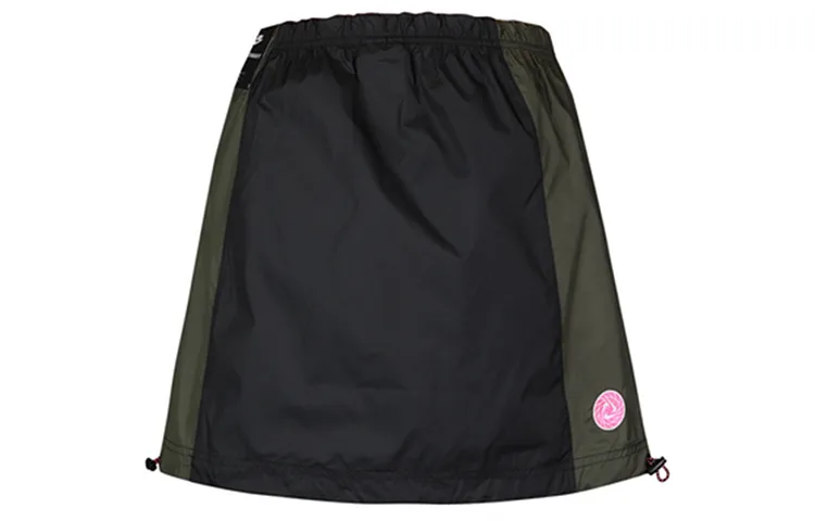 Nike Повседневная короткая юбка женская Black/Twilight Yellow