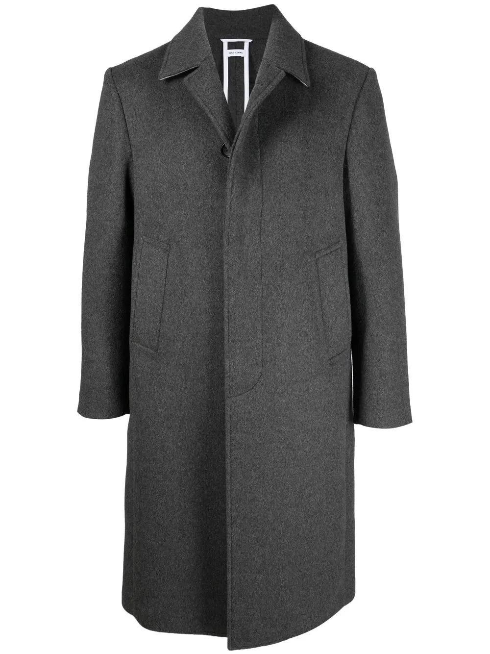

Однобортное пальто THOM BROWNE, серый