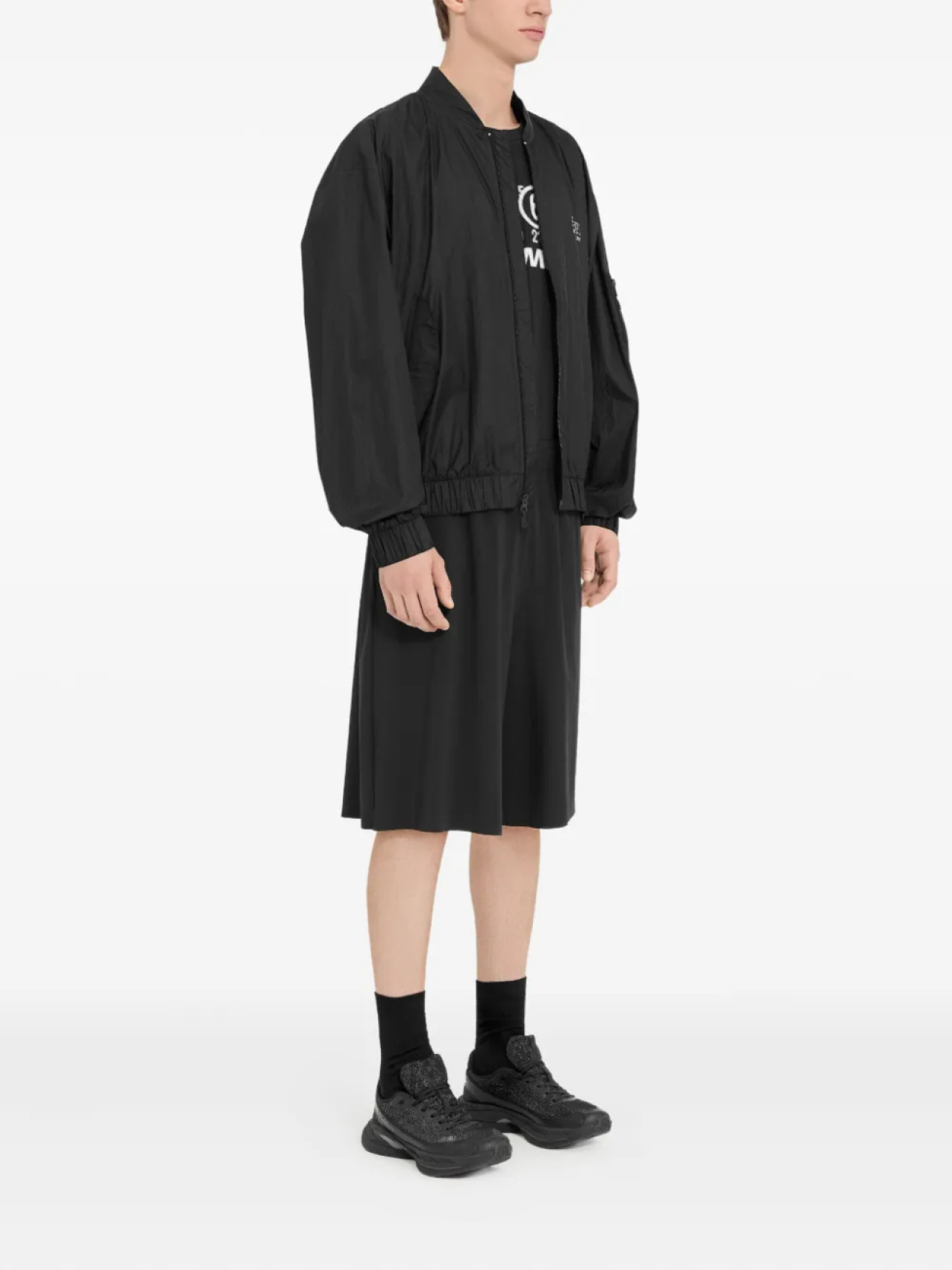 Куртка с принтом из коллаборации с Salomon MM6 Maison Margiela X Salomon, черный — фото 3
