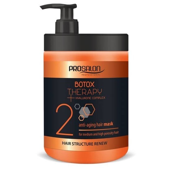 

Антивозрастная маска для волос 1000 г Prosalon Proffesional Botox Therapy, Chantal