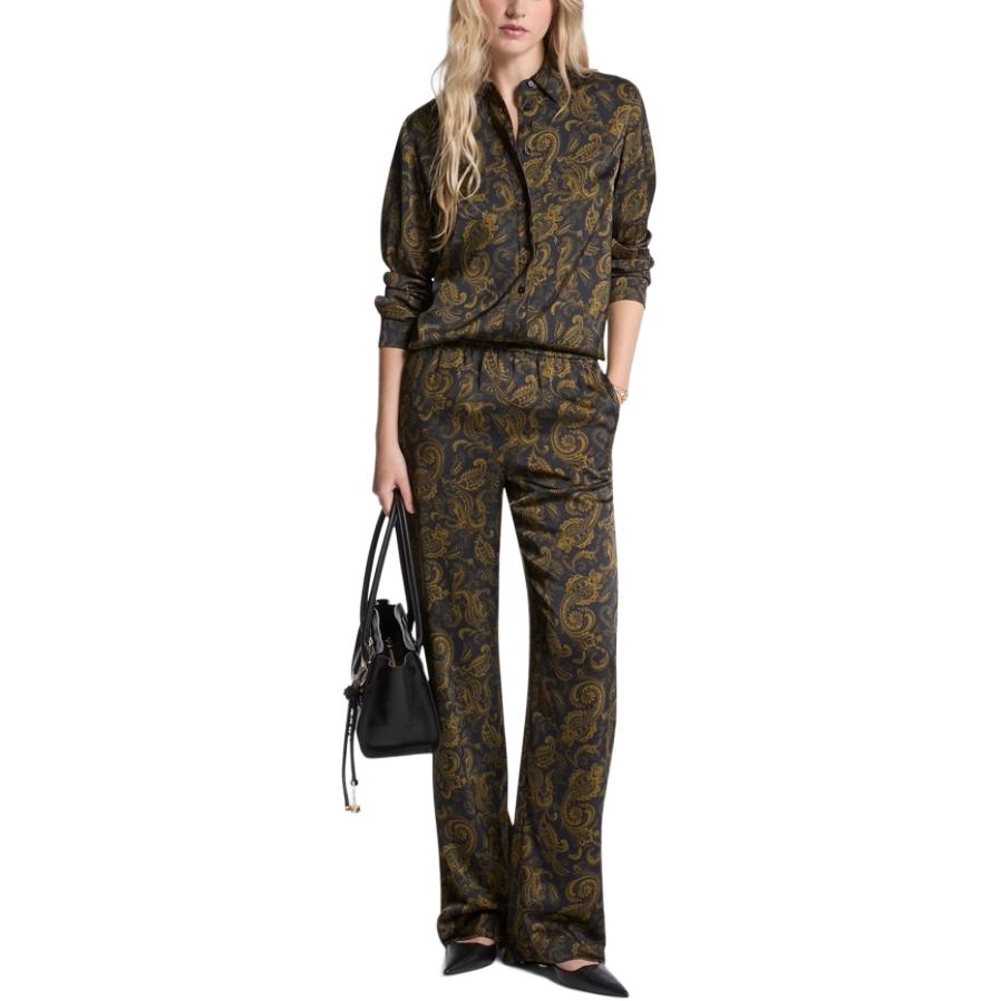 

Женские повседневные брюки fw25 MICHAEL KORS, оливковый